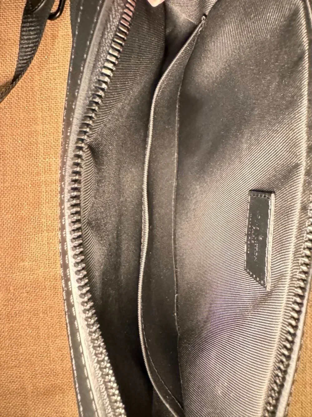 Louis Vuitton Trio Messenger Bag — Black Monogram Shadow Leather | 3-Piece Set